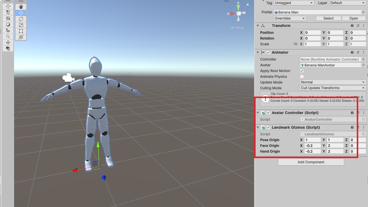 添加 AvatarController 组件