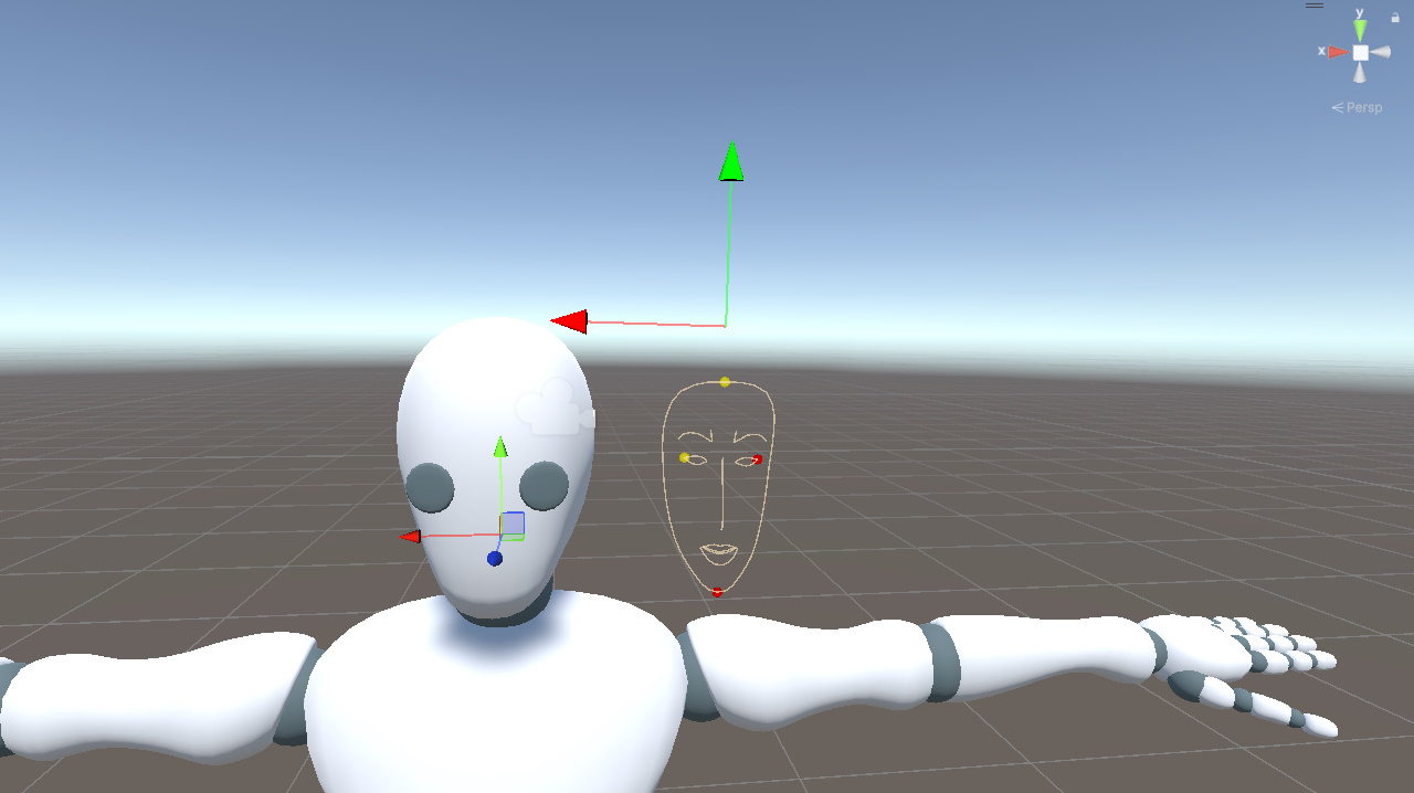 四点构造头部坐标系