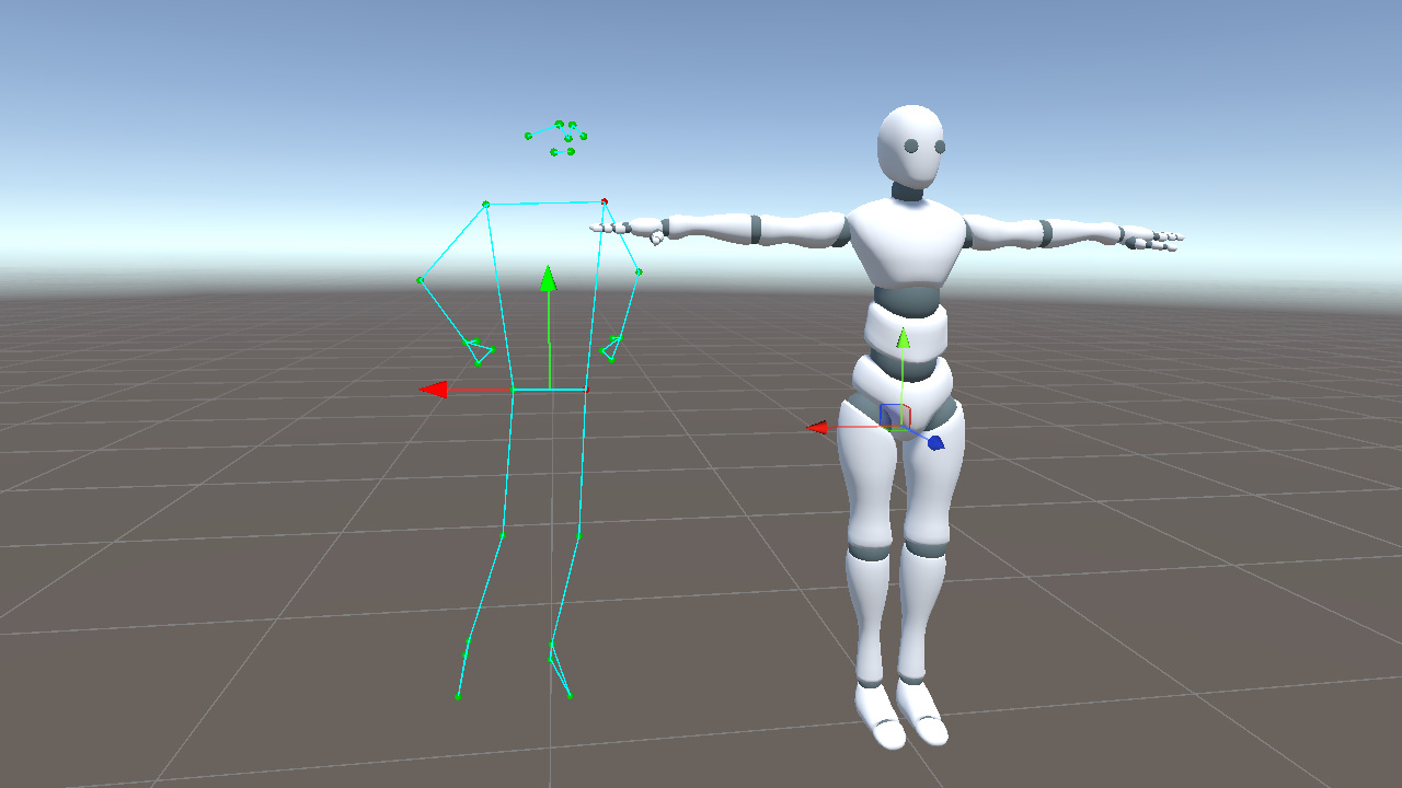Hips 朝向由四个关键点确定