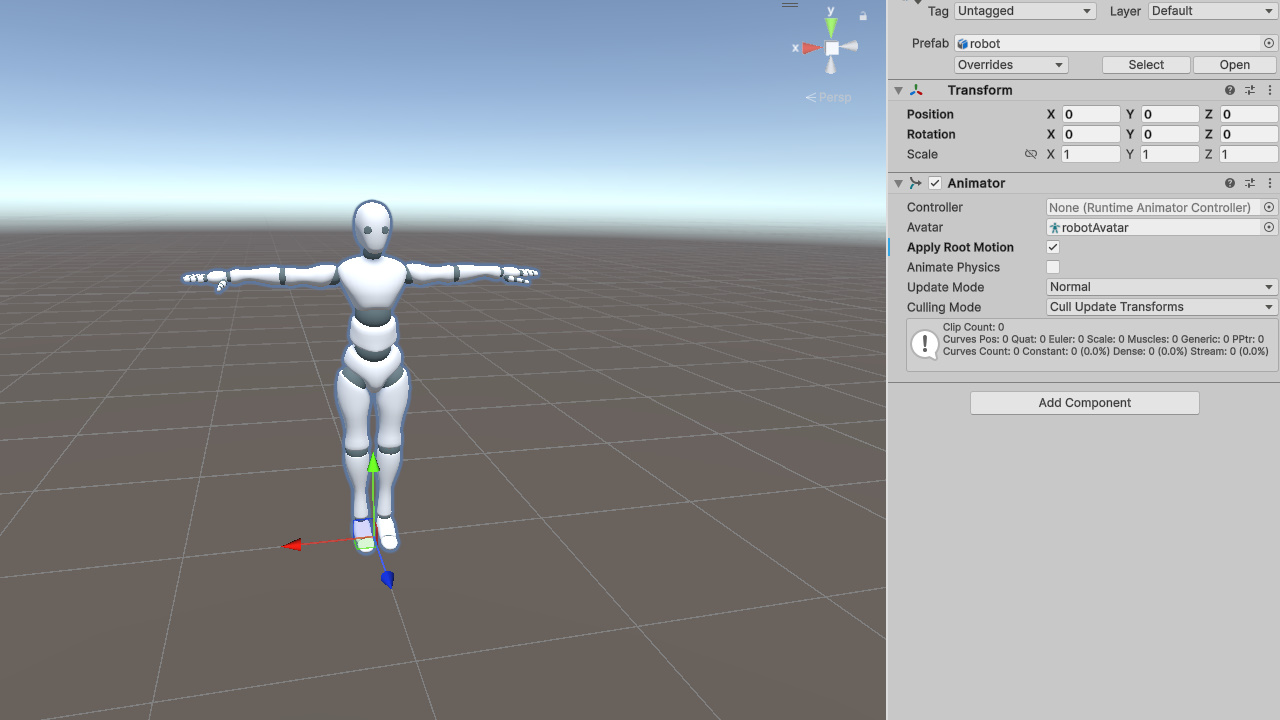 模型与关键点共用坐标系