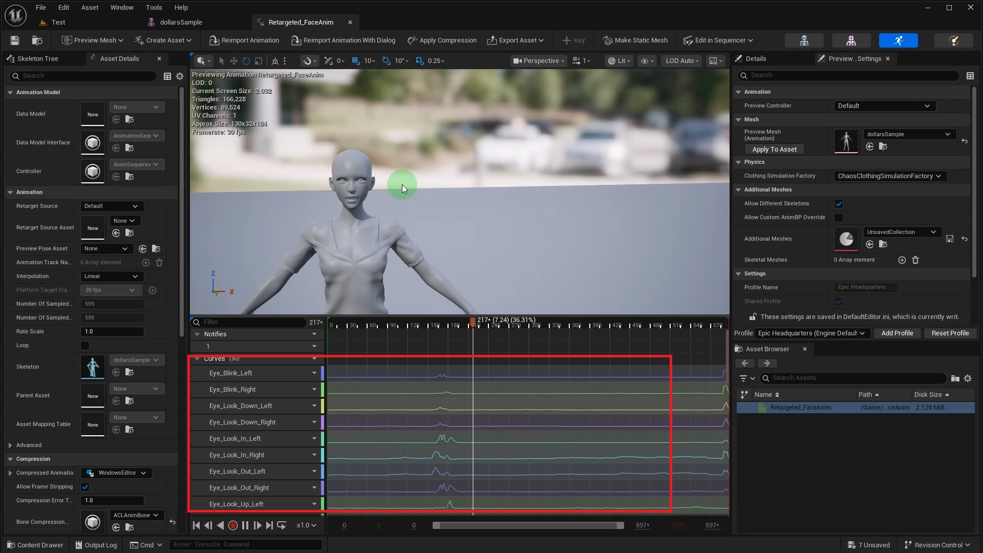 生成的重定向动画序列